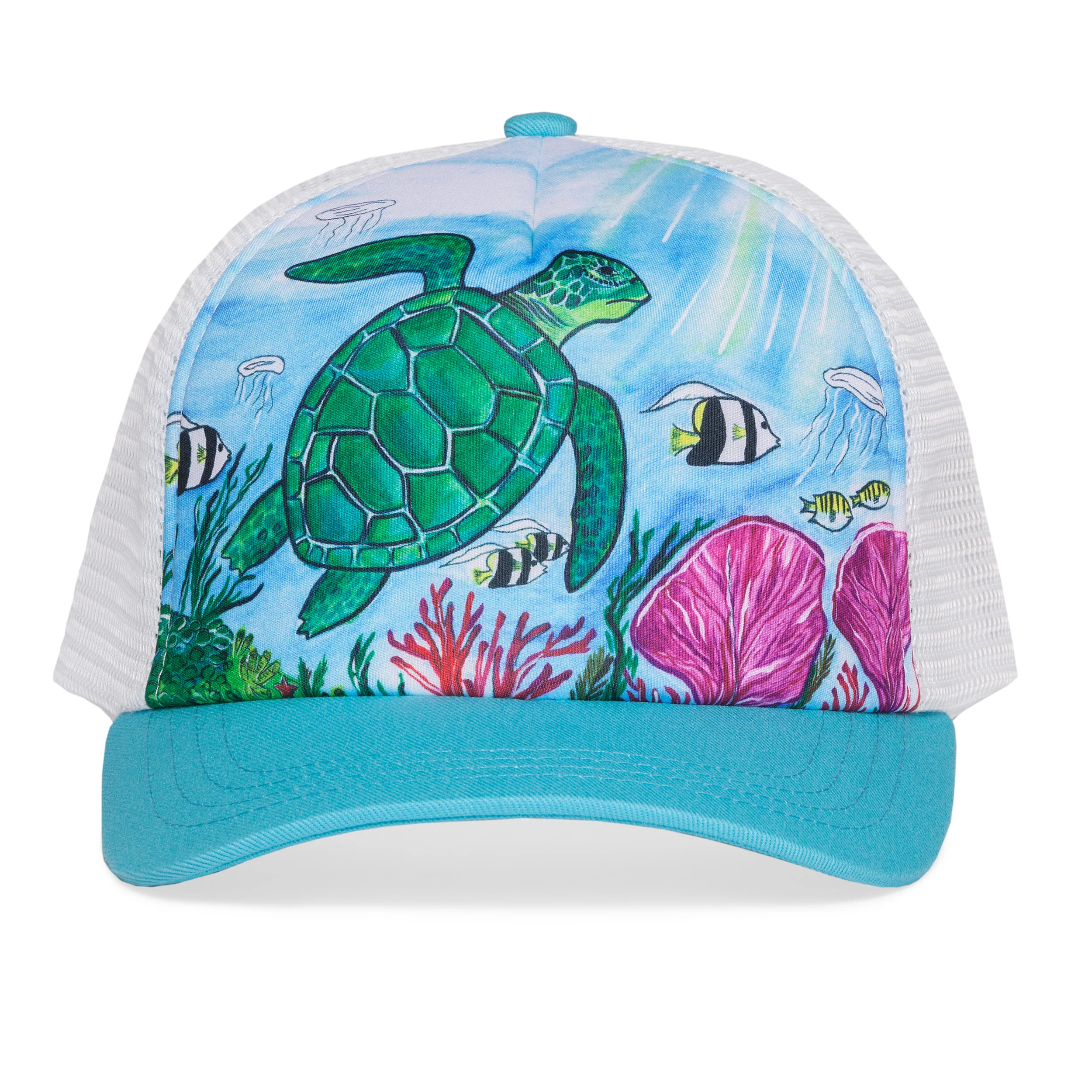 Kids' Sea Turtle Trucker - SALE - Image 3